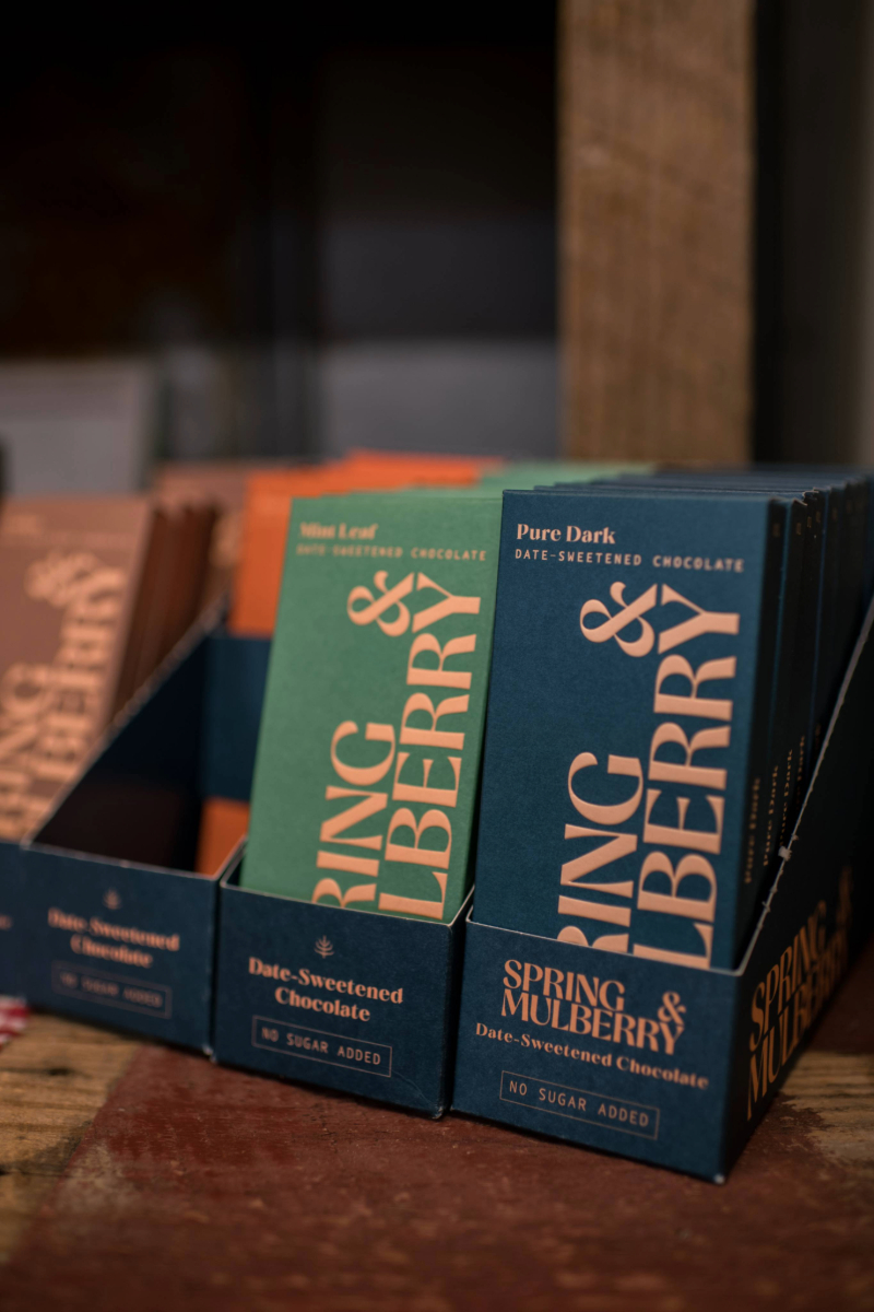 Mint Leaf Date Sweetened Chocolate Bar - Image 4